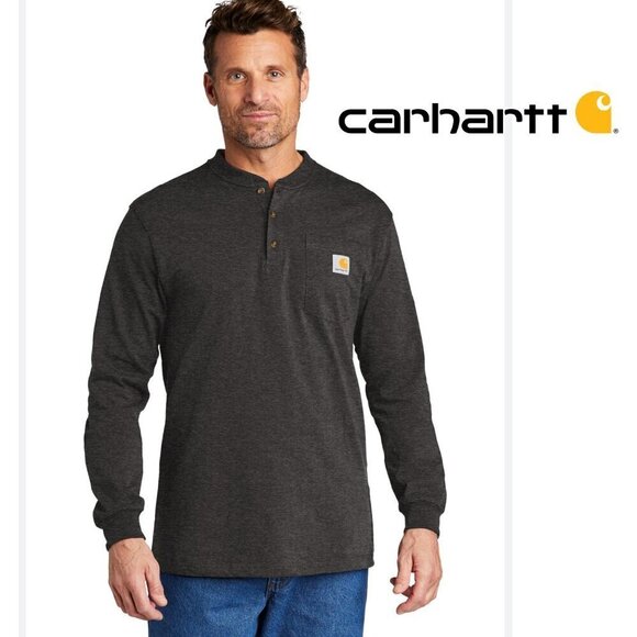 Carhartt Other - Carhartt Men’s K128 Long Sleeve Henley T-Shirt Original Fit Size S